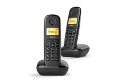 Gigaset A695A Duo - Téléphone Fixe sans Fil avec répondeur 2 combinés avec  Gr