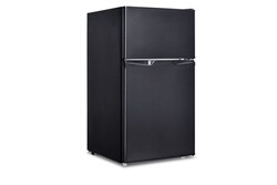Giantex mini frigo 123l frigo combiné silencieux 90w/230v mini