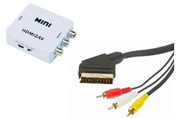 Auvisio Adaptateur Péritel vers HDMI : : High-Tech