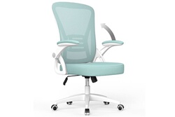 Chaise de bureau ergonomique à hauteur réglable Yaheetech - noir, dossier  en maille (vendeur tiers) –