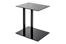 The Home Deco Factory Table d'appoint pliable design Zoé - L. 53 x H. 66 cm  - Noir pas cher 