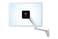 Ergotron LX - Kit de montage (poteau haut, bras d'empilage double) - pour 2  écrans LCD - aluminium - blanc - Taille d'écran : jusqu'à 40 pouces -  montrable sur bureau - Support TV - Achat & prix
