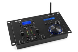 Vonyx CDJ500 Station de mixage DJ 2 lecteurs CD Bluetooth 2x USB 2 canaux