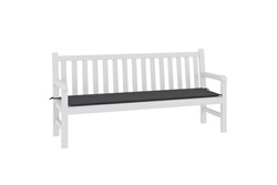 Outsunny - Coussin matelas assise pour banc de jardin balancelle canapé 2  places - déhoussable - dim. 110L x 46l x 5H cm - polyester gris