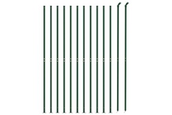 vidaXL Clôture en treillis métallique vert 2x10 m acier galvanisé -  Clôtures et grillages - Achat & prix