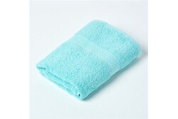 Serviette de bain en coton égyptien Premium 700 g/m², Bleu denim