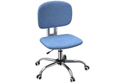 VINSETTO Vinsetto Chaise de bureau tissu fauteuil bureau massant coussin  lombaire intégré hauteur réglable pivotante 360° gris pas cher 