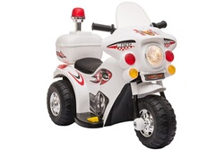 Homcom - HOMCOM Moto scooter électrique pour enfants 6 V env. 3 Km/h 3 roues  et topcase effet lumineux et sonore rose