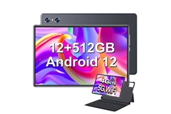 Tablette Tactile 10.4 Pouces, 8Go+128Go Gaming Tablette Android 12,  8300mAh, 16MP+8MP, 4G LTE+5G WiFi-Octa-Core-PC Mode-OTG-GPS-Noir - Tablette  tactile - Achat & prix