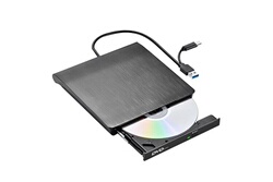 Lecteur & Graveur de DVD/CD externe USB 3.1 Type C - Noir & Blanc