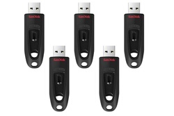 SanDisk Ultra 32 Go Clé USB 3.0 jusqu'à 130 Mo/s - Paquet de trois