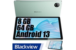 Blackview 10.1 Pouces Tablettes 7Go+128Go TAB 8 WIFI Android 12 Tablette  Tactile