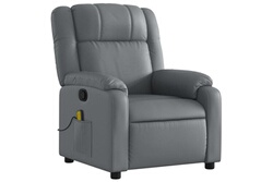 Fauteuil relax inclinable, gris anthracite, Max - Happy Garden