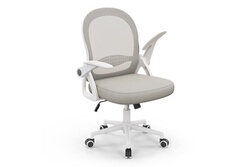Chaise de bureau velours fauteuil bureau massant coussin lombaire intégré  hauteur réglable pivotante 360° jaune - Conforama