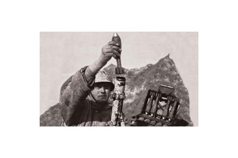 Maquette Zvezda Figurines historiques 2ème guerre mondiale : Mortier Allemand 80mm Hiver