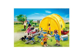 Playmobil PLAYMOBIL Playmobil 5435 - Summer Fun - Famille et tente de camping