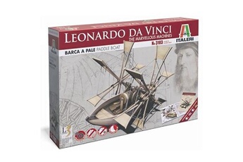 Maquette ITALERI Maquette machine Léonard de Vinci : Bateau à aubes