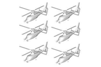 Maquette Trumpeter Maquettes hélicoptères : set de 6 hélicoptères z-9 chinois