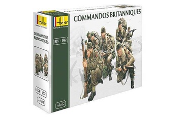 Maquette Heller Figurines 2ème Guerre Mondiale : Commandos Britanniques