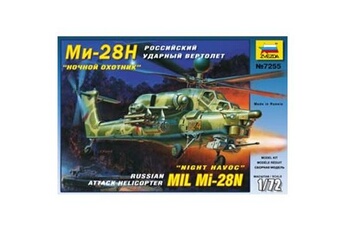 Maquette Zvezda Maquette hélicoptère : Mil Mi-28N Russian Attack