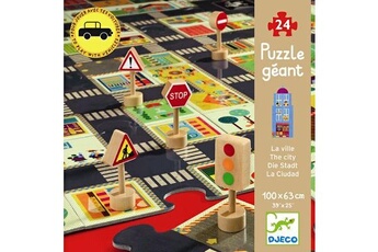 Puzzle Djeco Puzzle 24 pièces - La ville