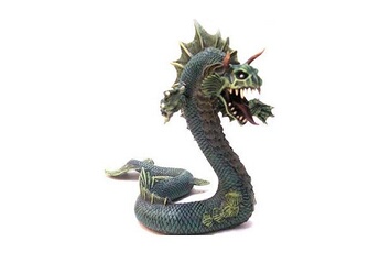 Figurine pour enfant Plastoy Figurine Grand dragon des mers : Vert