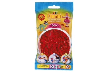 Autres jeux créatifs Hama Sachet de 1000 perles hama midi : rouge noël