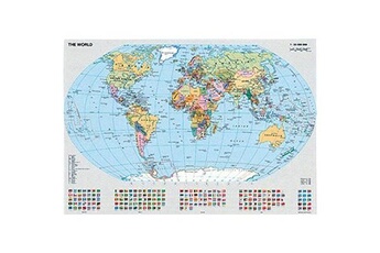 Puzzle Ravensburger Puzzle 1000 pièces - Carte du monde : politique