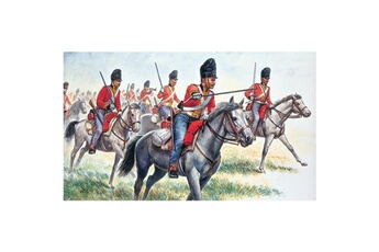 Maquette ITALERI Figurines guerres napoléoniennes : cavalerie lourde britannique