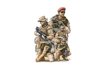 Maquette Trumpeter Figurines militaires : Troupes allemandes ISAF : Afghanistan 2009