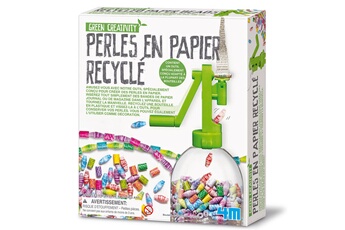 Autre jeux éducatifs et électroniques 4M - Kidz Labs Kit de fabrication Green Creativity : Perles en papier recyclé
