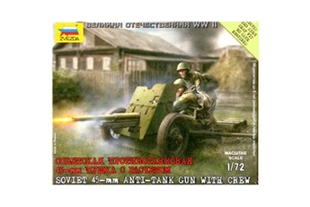 Maquette Zvezda Maquette Canon soviétique 35 mm anti-char avec figurines