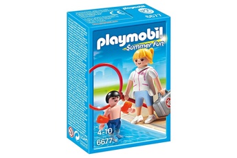 Playmobil PLAYMOBIL Playmobil 667 : summer fun : maitre nageur avec enfant