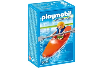 Playmobil PLAYMOBIL Playmobil 6674 - summer fun : enfant et kayak