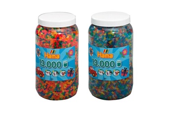 Autres jeux créatifs Hama Hama TW10377703 Set de deux pots de perles à repasser (env. 26000)