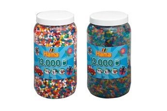 Autres jeux créatifs Hama Hama TW10377670 Set de deux pots de perles à repasser (env. 26000)