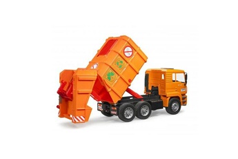 Camion Bruder Bruder 02760 - man tga orange, camion poubelles