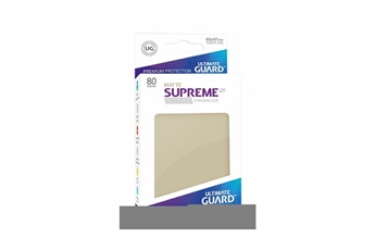 Carte à collectionner Ultimate Guard Ultimate guard - 80 pochettes supreme ux sleeves taille standard sable mat