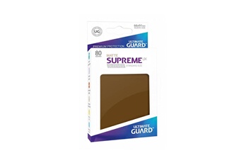 Carte à collectionner Ultimate Guard Ultimate guard - 80 pochettes supreme ux sleeves taille standard marron mat