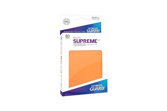 Carte à collectionner Ultimate Guard Ultimate guard - 80 pochettes supreme ux sleeves taille standard orange mat