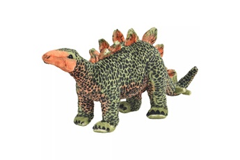 Peluche Vidaxl Jouet en peluche dinosaure stegosaurus vert et orange xxl