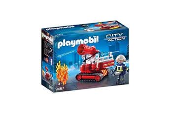 Playmobil PLAYMOBIL 9467 playmobil pompier avec robot d'intervention 1218