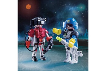 Playmobil PLAYMOBIL Playmobil 70080 - space - policier de l'espace et robot