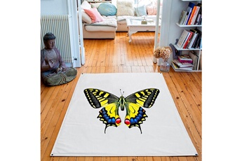 Tapis pour enfant Artpilo Tapis rectangulaire velours antidérapant imprimé papillons tiger butterfly - 135 x 200 cm