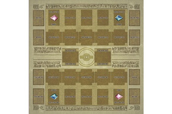 Autre jeux éducatifs et électroniques AUCUNE Tapis de jeu en caoutchouc 60x60cm tapis de compétition de style mural egypte pour carte yu-gi-oh