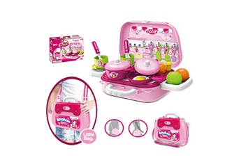 Autre jeux éducatifs et électroniques AUCUNE Cuisine petit ustensiles de cuisine sac à bandoulière enfants mini playset dollhouse enfants jouet rose