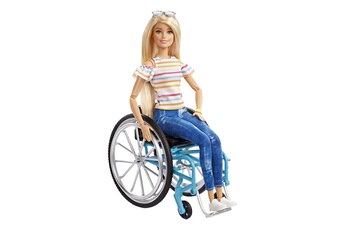 Peluche Barbie Barbie fashionistas 132 - barbie en chaise roulante