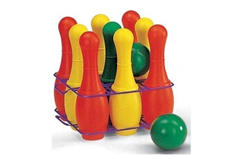 Balançoire et portique multi-activités ROLLYTOYS Jeu de 9 quilles en plastique - bowling - rolly toys - plein air