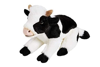 Peluche Anima Anima peluche vache noire & blanche 26cml