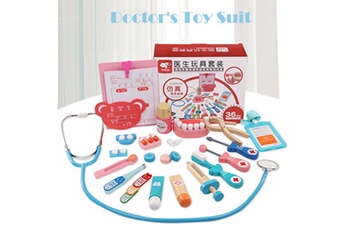 Autre jeux éducatifs et électroniques AUCUNE Kit médical docteur infirmière dentiste semblant rôles jouer ensemble de jouets enfants jeu cadeau